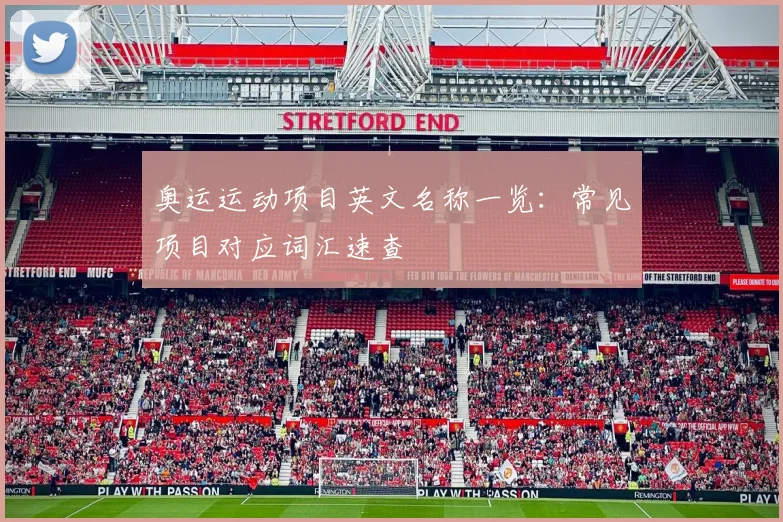 奥运运动项目英文名称一览:常见项目对应词汇速查